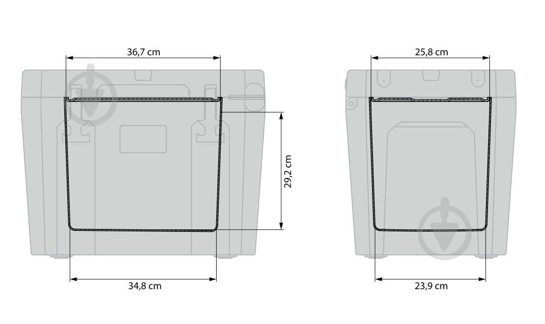Термобокс Petromax Passive Cooler Box 25 л оливковый - фото 5 Термобокс Petromax Passive Cooler Box 25 л оливковый - фото 5