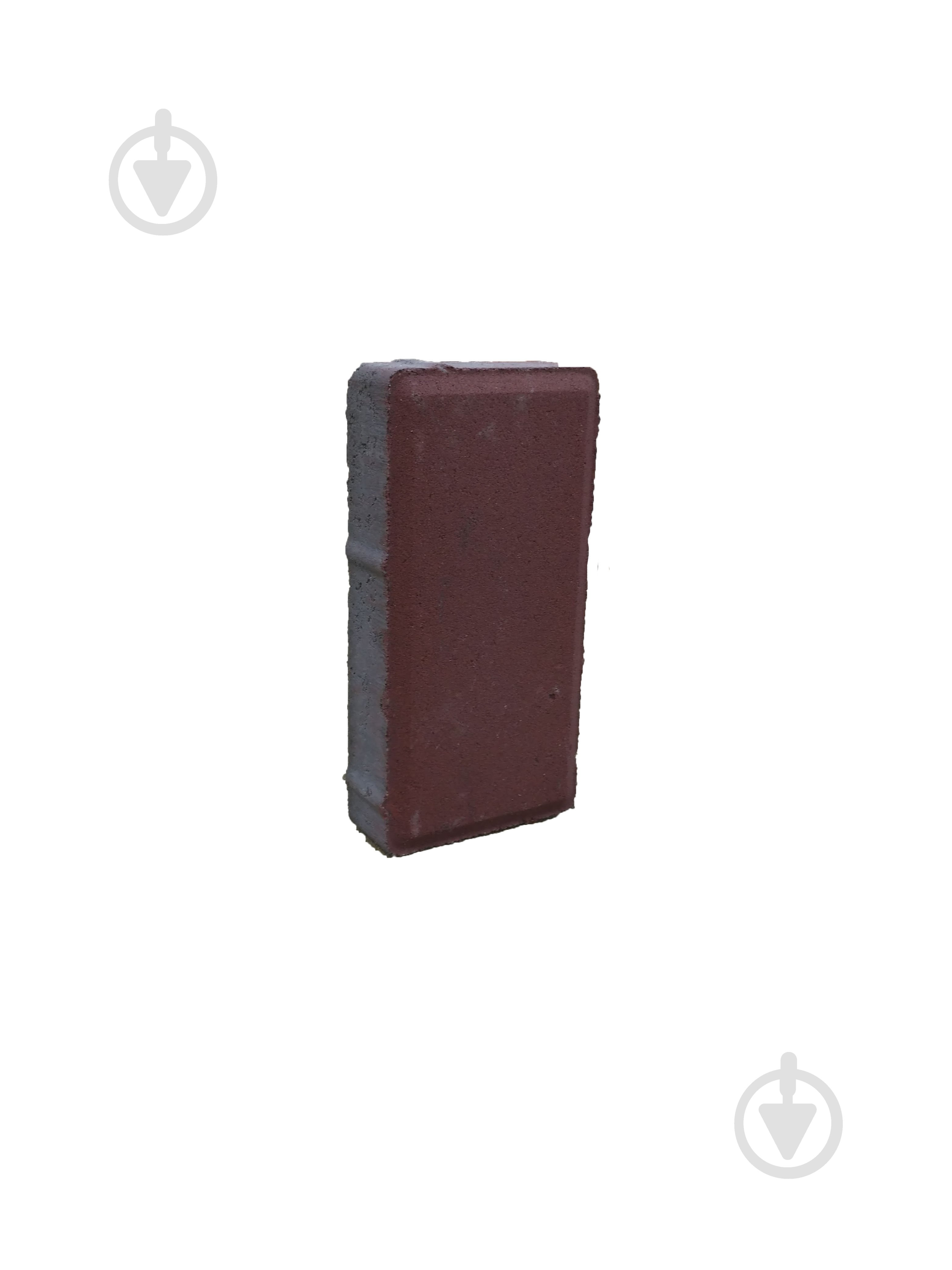 Тротуарная плитка Кирпич 40 мм красный - фото 1