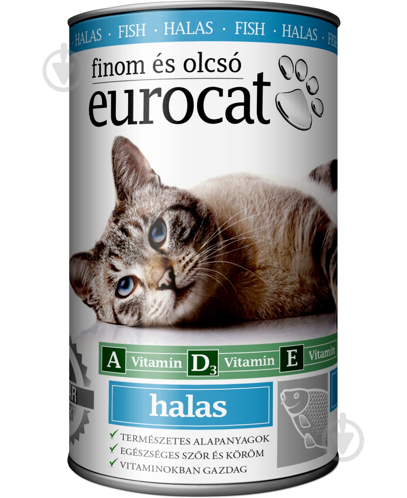 Консерва EuroCat с рыбой 415 г - фото 1