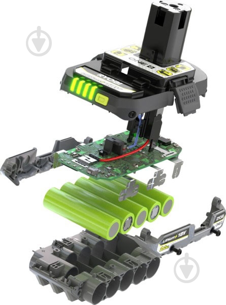Аккумулятор RYOBI 18,0V 2Ah ONE+ RB1820C 5133005052UNP - фото 6