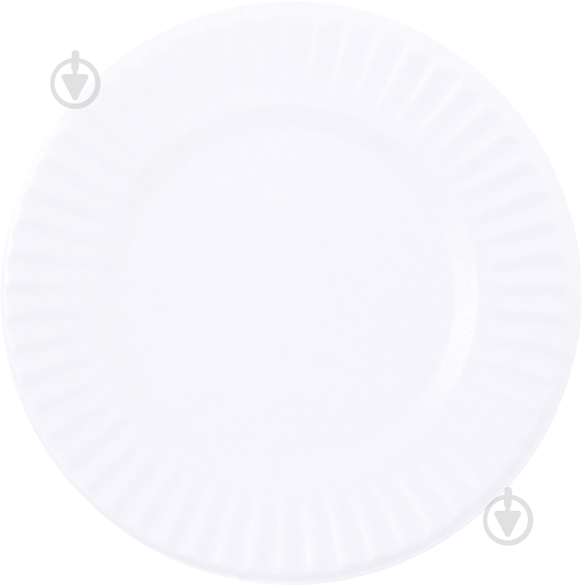 Набір посуду одноразовий на 6 персон папір/пластик Weekend 6 шт. - фото 4