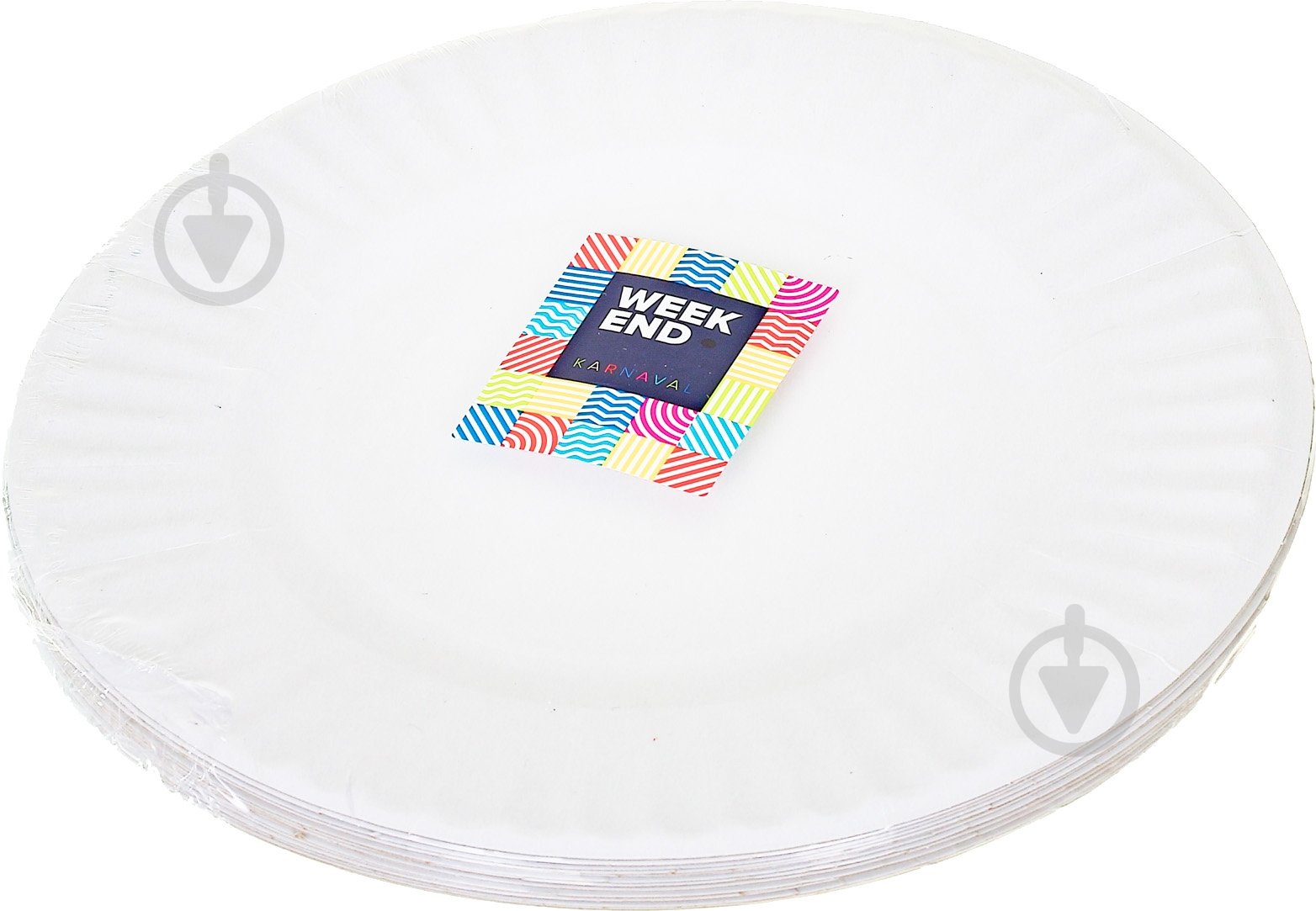 Тарелка одноразовая бумажная Weekend 25 шт. - фото 3