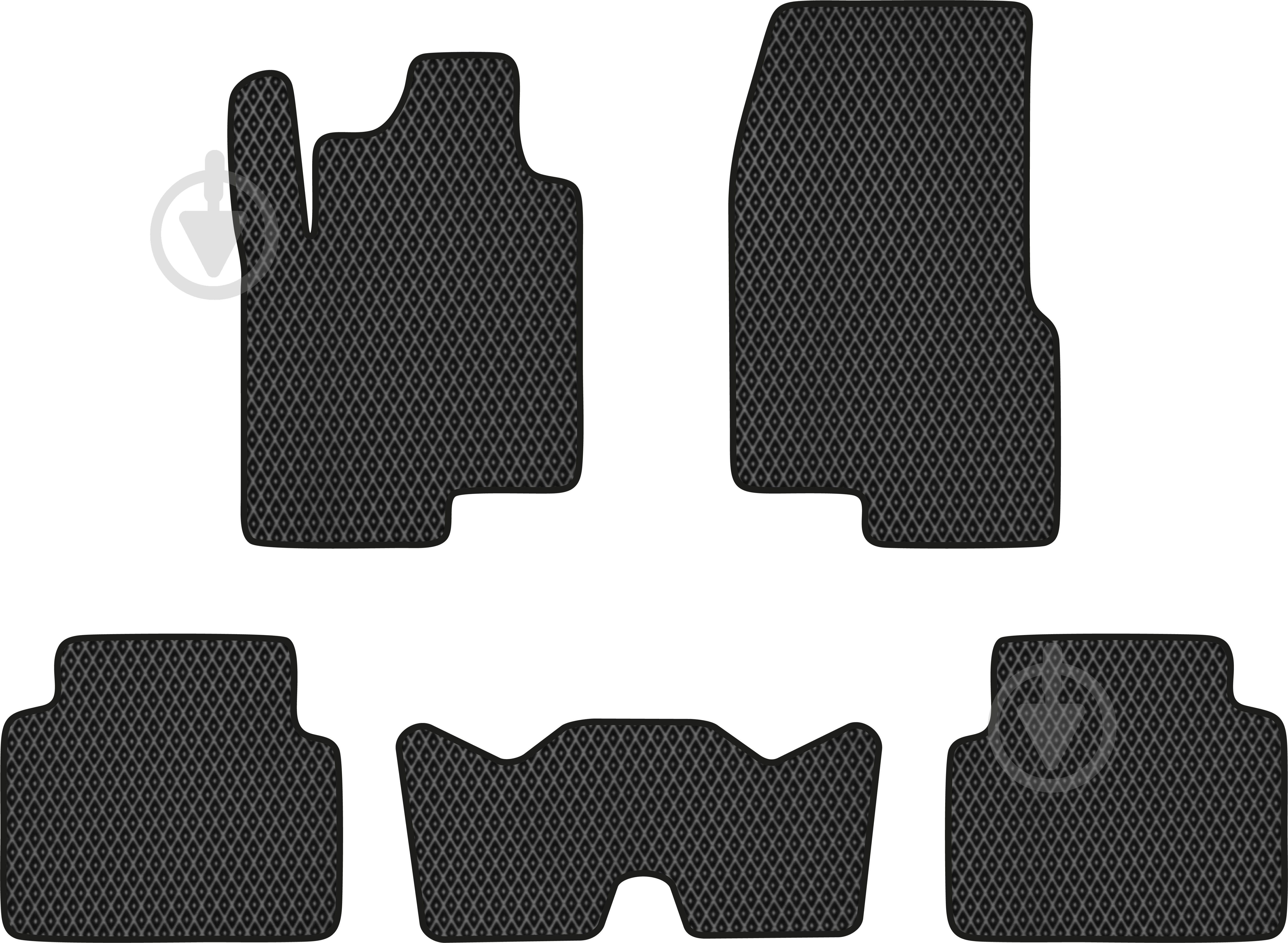 Коврики автомобильные EVAtech Smart Forfour 2004-2006 (SR21777C5RBB) универсальные - фото 1 Коврики автомобильные EVAtech Smart Forfour 2004-2006 (SR21777C5RBB) универсальные - фото 1