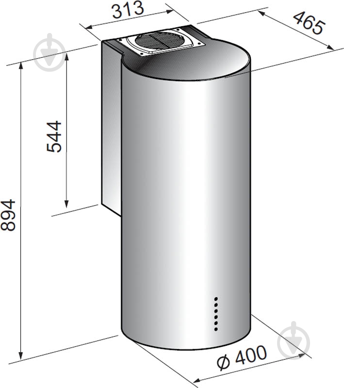 Вытяжка Zirtal KD-CL WH - фото 7