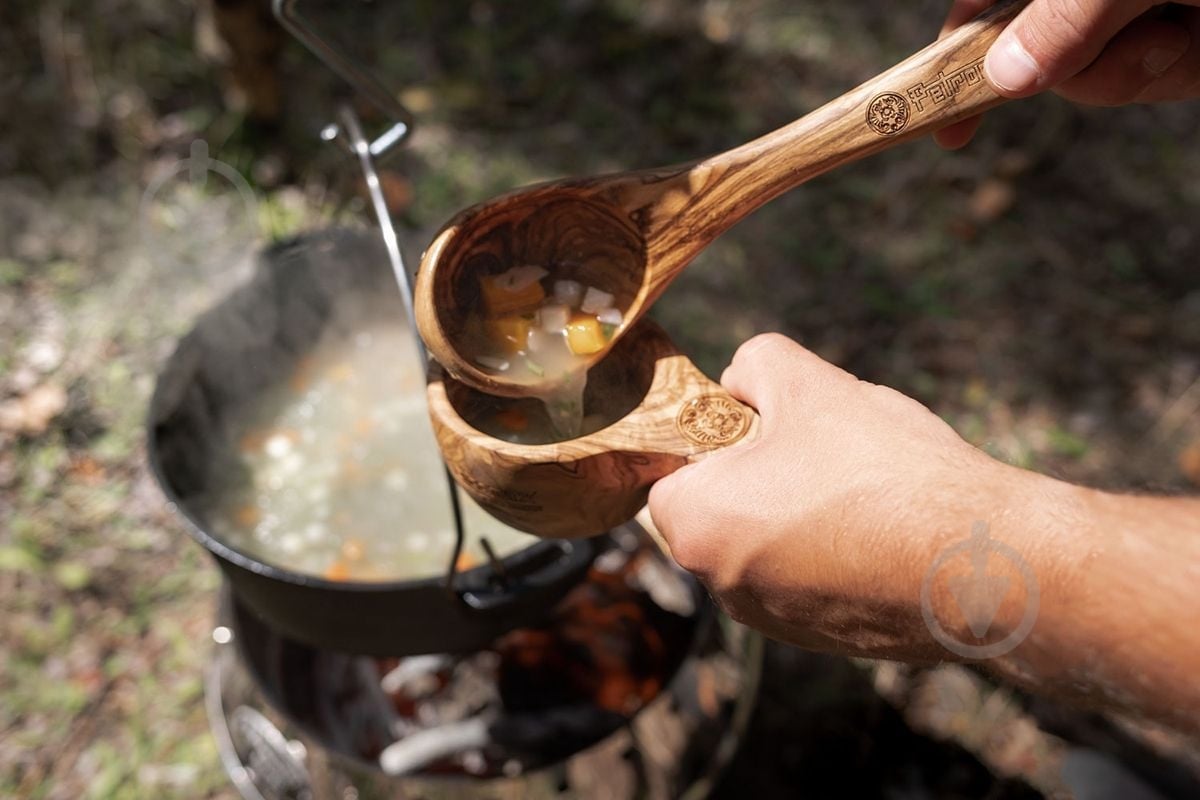 Черпак Petromax Ladle 60 мл оливковое дерево - фото 3