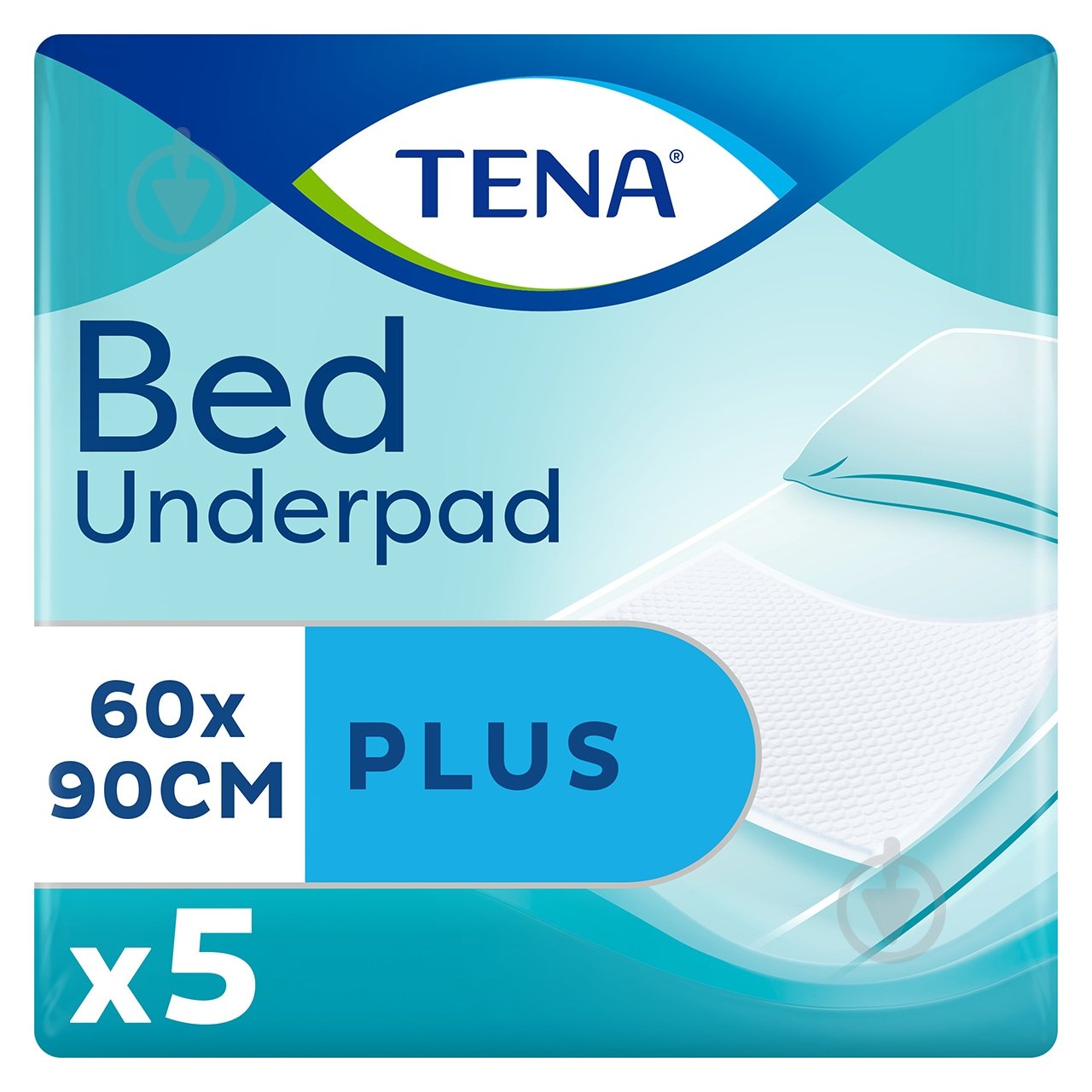 Пеленки Tena Bed Plus 5 шт. 60х90 см белый - фото 1 Пеленки Tena Bed Plus 5 шт. 60х90 см белый - фото 1