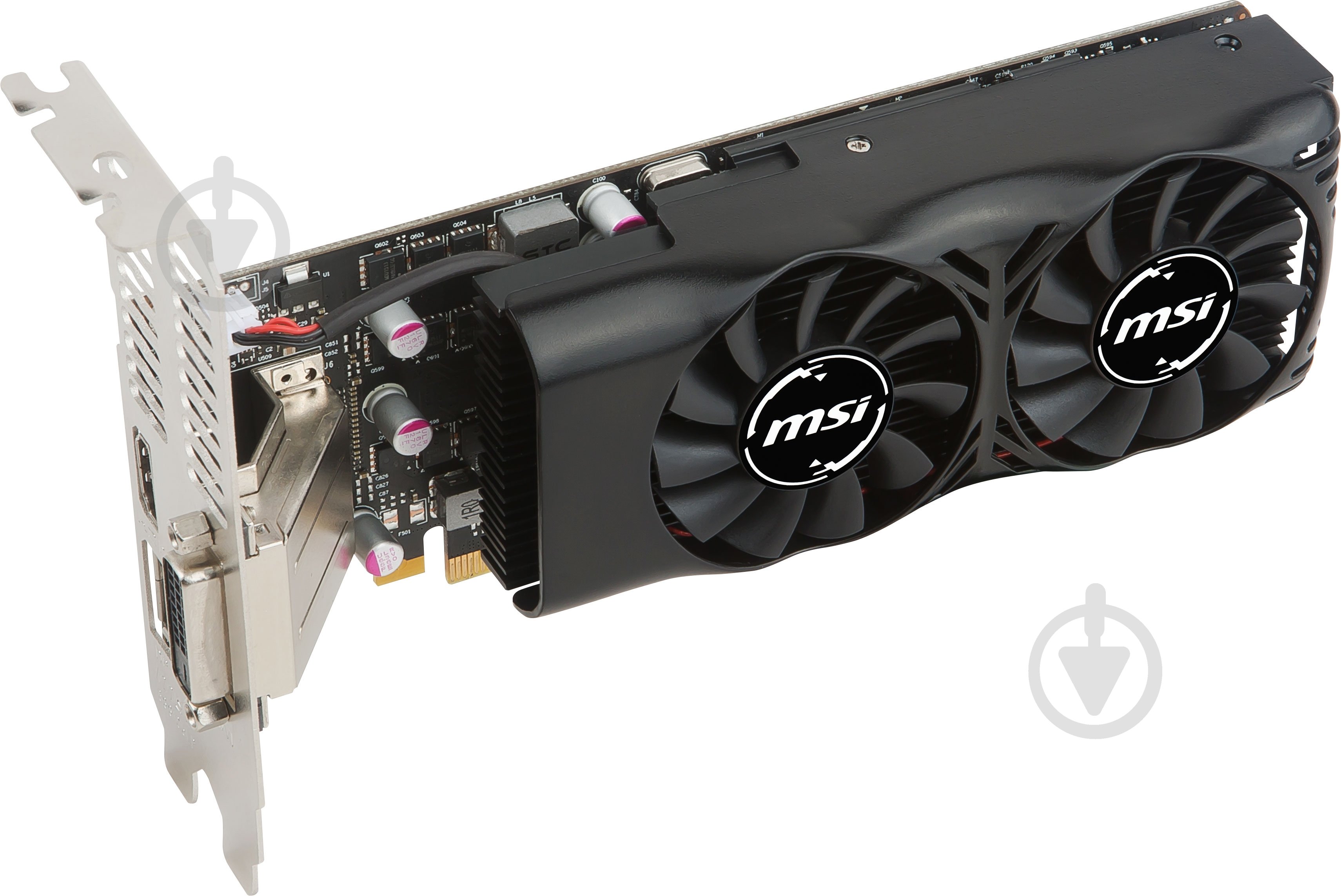 Видеокарта MSI GeForce GTX 1050 Ti LP 4GB GDDR5 128bit (GTX 1050 Ti 4GT LP) - фото 3 Видеокарта MSI GeForce GTX 1050 Ti LP 4GB GDDR5 128bit (GTX 1050 Ti 4GT LP) - фото 3