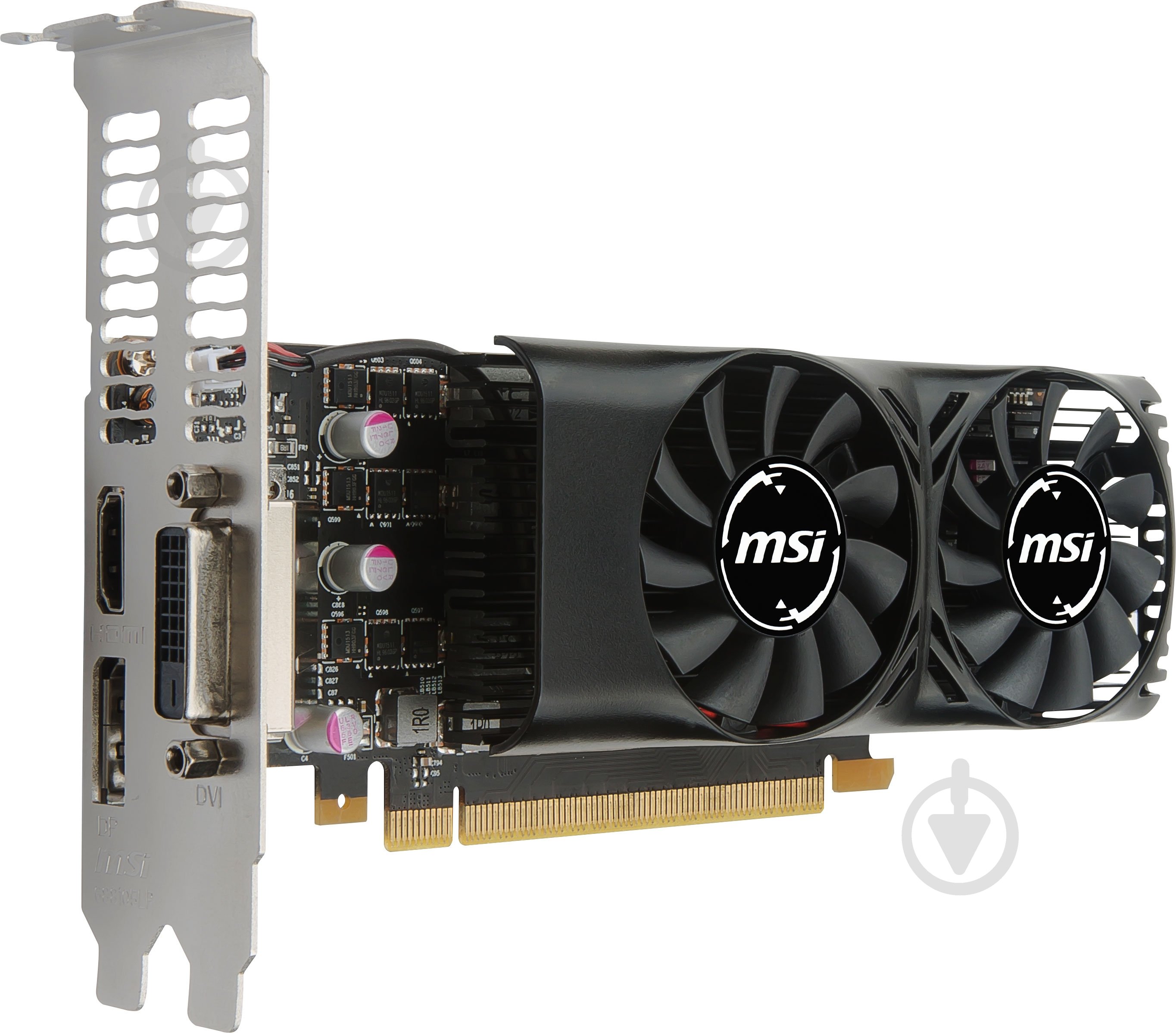 Видеокарта MSI GeForce GTX 1050 Ti LP 4GB GDDR5 128bit (GTX 1050 Ti 4GT LP) - фото 1 Видеокарта MSI GeForce GTX 1050 Ti LP 4GB GDDR5 128bit (GTX 1050 Ti 4GT LP) - фото 1