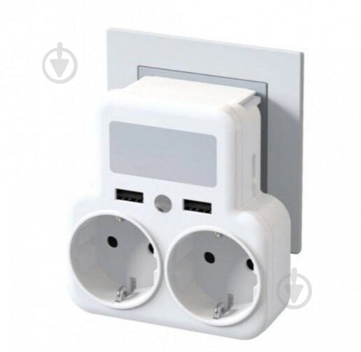 Зарядное устройство Xo WL09 2AC+2USB 2.4A - фото 1 Зарядное устройство Xo WL09 2AC+2USB 2.4A - фото 1