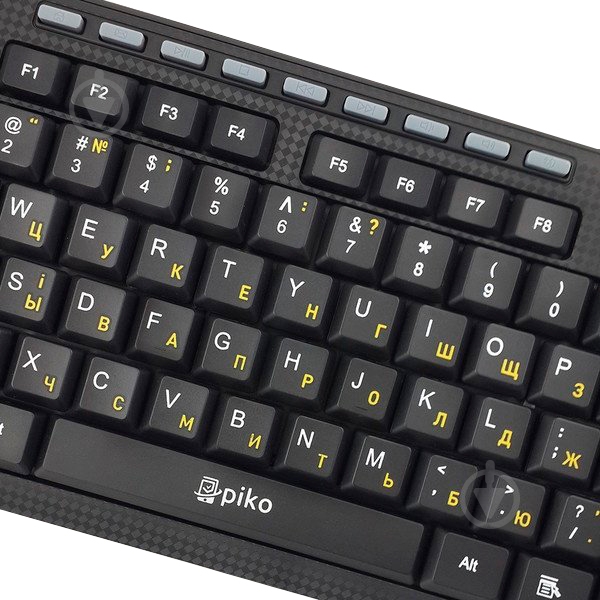 Клавиатура Piko KB-108 (1283126467103) black - фото 2