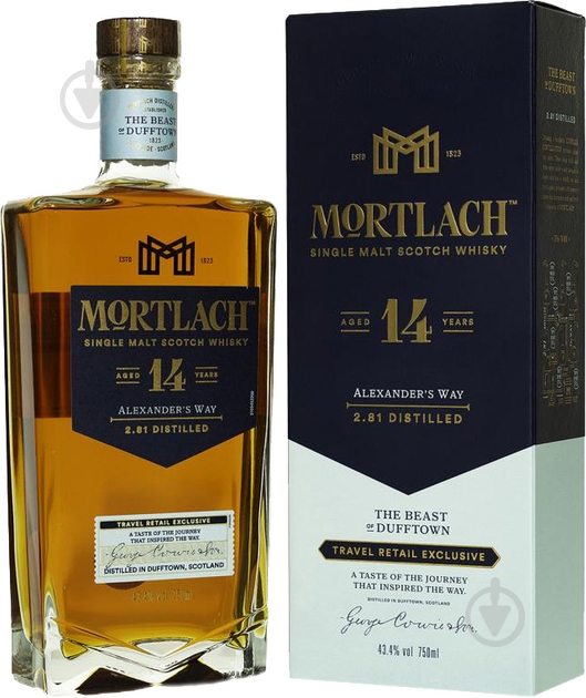 Виски Mortlach 14yo 43,4% 0,7 л - фото 1 Виски Mortlach 14yo 43,4% 0,7 л - фото 1