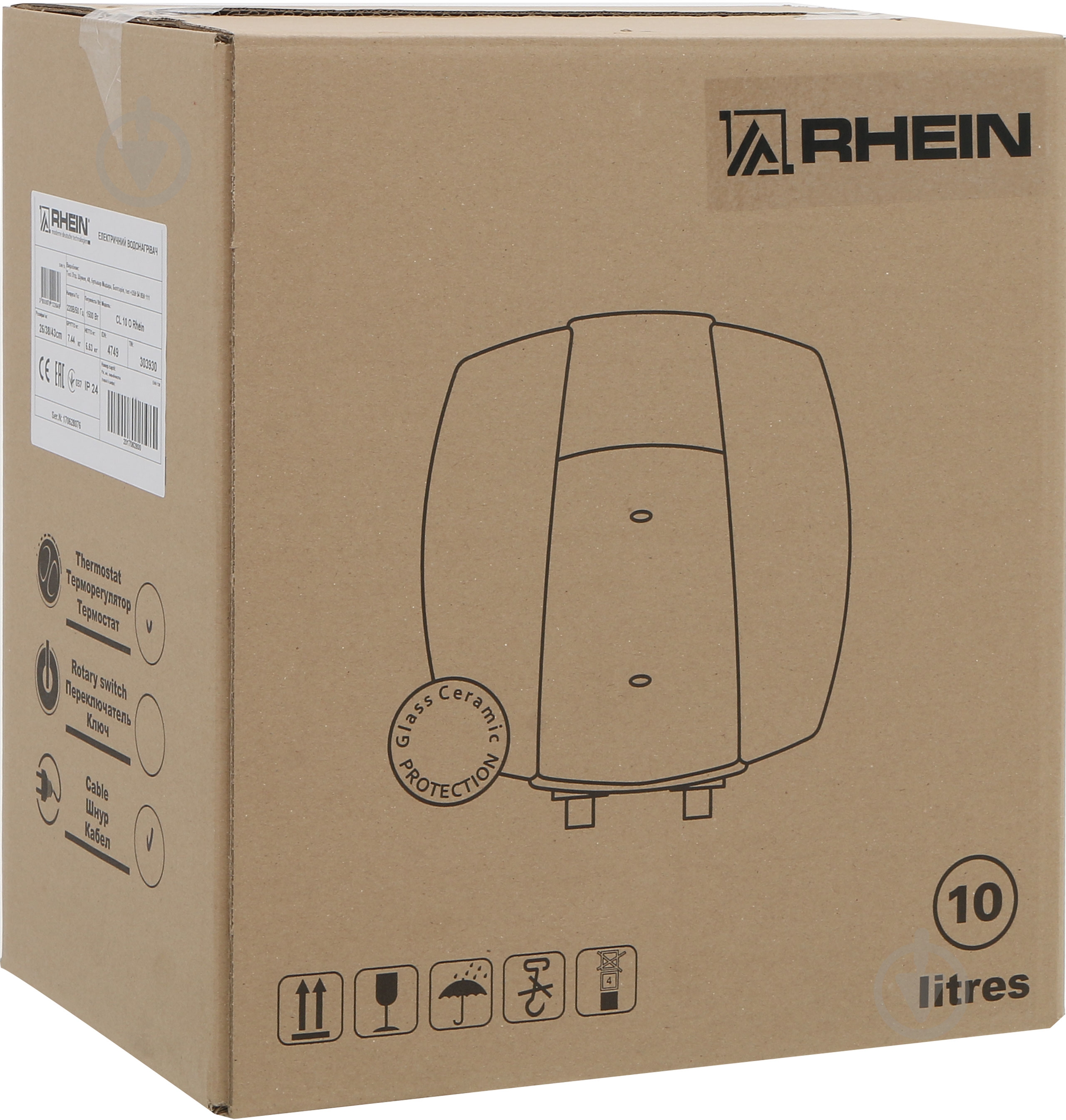 Бойлер Rhein EWH CL 10 O - фото 5