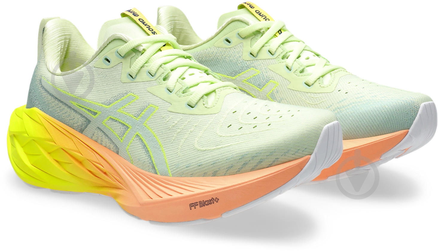 Кроссовки женские Asics NOVABLAST 4 PARIS 1012B751-750 р.40,5 светло-зеленые - фото 4