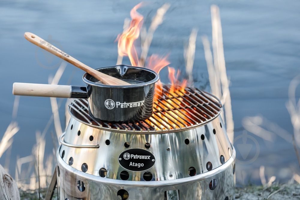 Ківш Petromax 1 л Enamel Pan чорний - фото 5 Ківш Petromax 1 л Enamel Pan чорний - фото 5