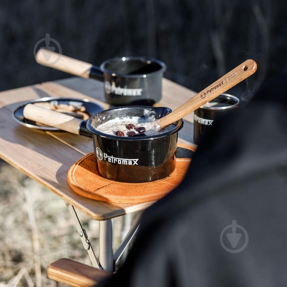 Ківш Petromax 1 л Enamel Pan чорний - фото 6 Ківш Petromax 1 л Enamel Pan чорний - фото 6