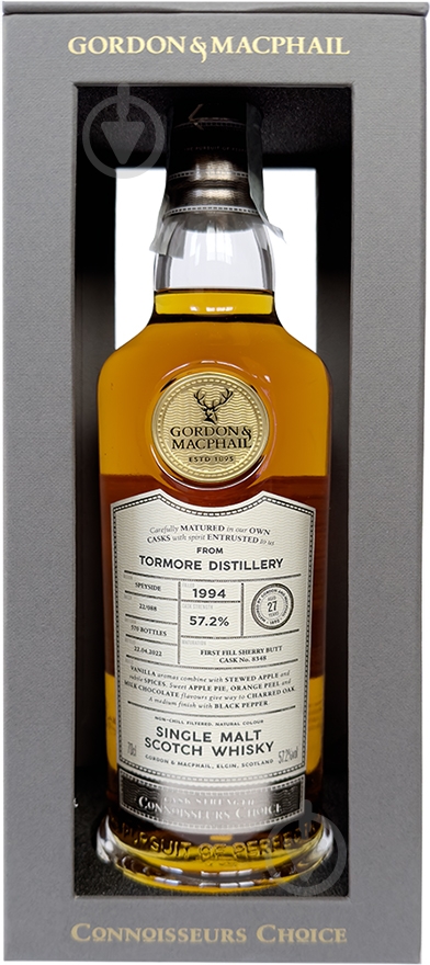 Віскі Gordon & MacPhail Tormore Connoisseurs Choice 1994 0,7 л - фото 1