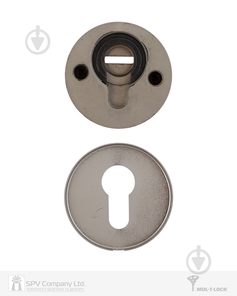 Броненакладка Mul-T-Lock SL3 D55 матовый хром - фото 3 Броненакладка Mul-T-Lock SL3 D55 матовый хром - фото 3