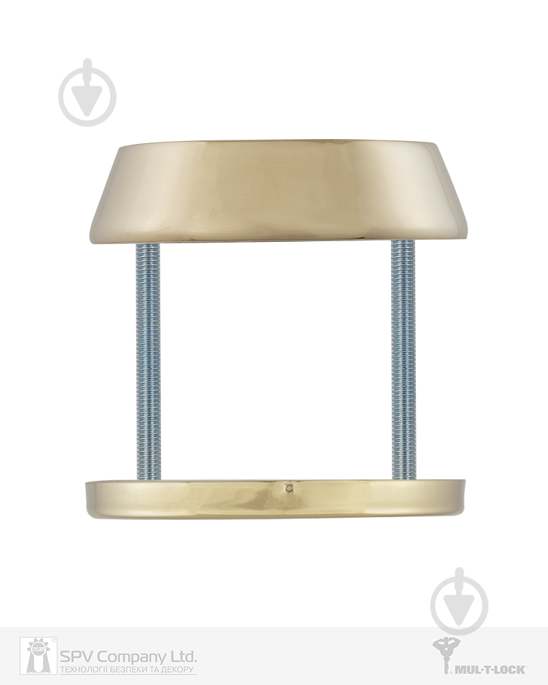 Броненакладка Mul-T-Lock SL3 D55 полірована латунь - фото 2 Броненакладка Mul-T-Lock SL3 D55 полірована латунь - фото 2