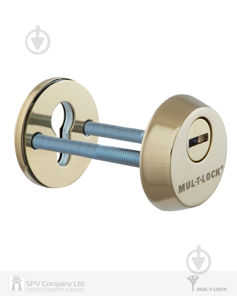 Броненакладка Mul-T-Lock SL3 D55 полірована латунь - фото 3 Броненакладка Mul-T-Lock SL3 D55 полірована латунь - фото 3