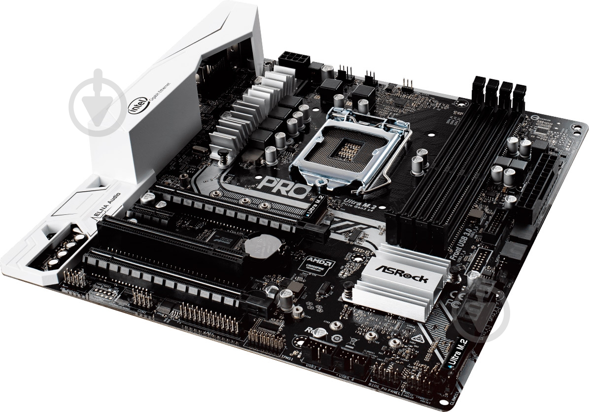 Материнская плата ASRock B250M_PRO4 (Socket 1151, Intel B250, mirco ATX) - фото 3 Материнская плата ASRock B250M_PRO4 (Socket 1151, Intel B250, mirco ATX) - фото 3