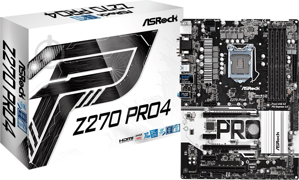 Материнская плата ASRock Z270_PRO4 (Socket 1151, Intel Z270, ATX) - фото 5