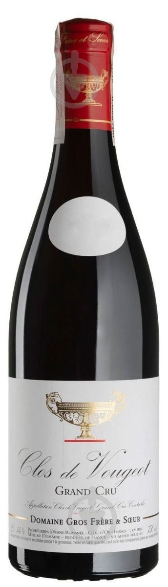 Вино сухе червоне Кло-Вужо 2021 0,75 л - фото 1 Вино сухе червоне Кло-Вужо 2021 0,75 л - фото 1