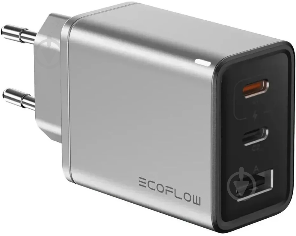 Зарядное устройство EcoFlow RAPID GaN Charger 65W (EFA-65W-GAN-CHARGER-EU) - фото 1