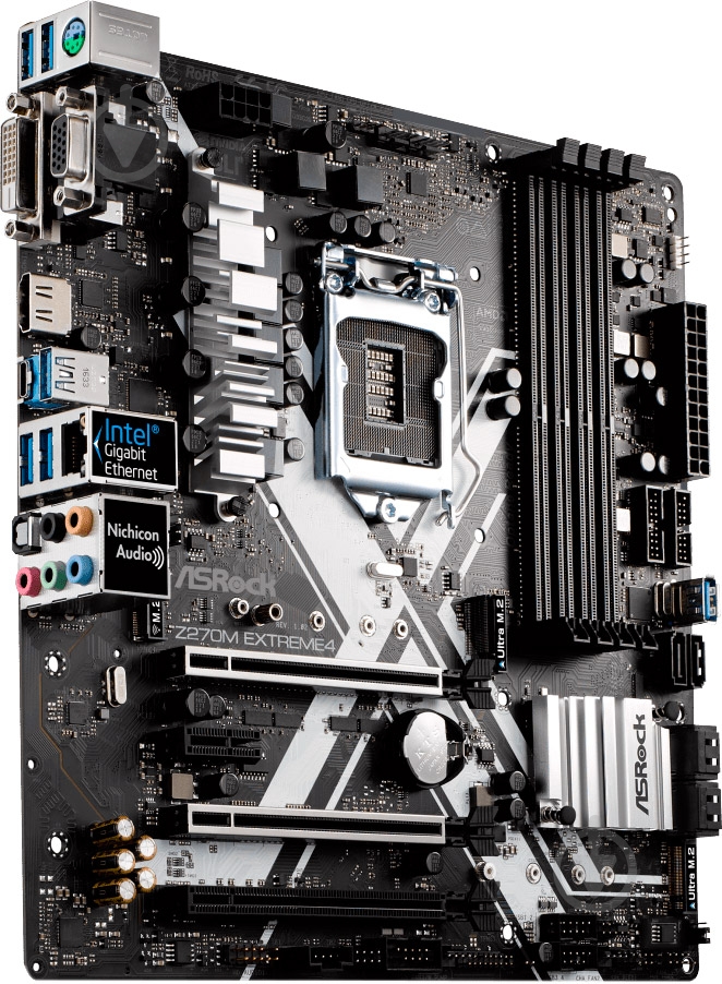 Материнская плата ASRock Z270M_EXTREME4 (Socket 1151, Intel Z270, mirco ATX) - фото 2