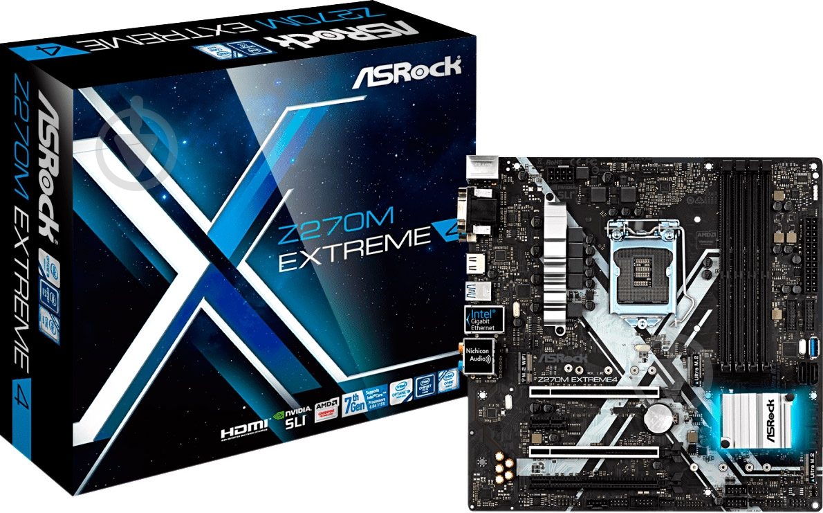 Материнская плата ASRock Z270M_EXTREME4 (Socket 1151, Intel Z270, mirco ATX) - фото 5