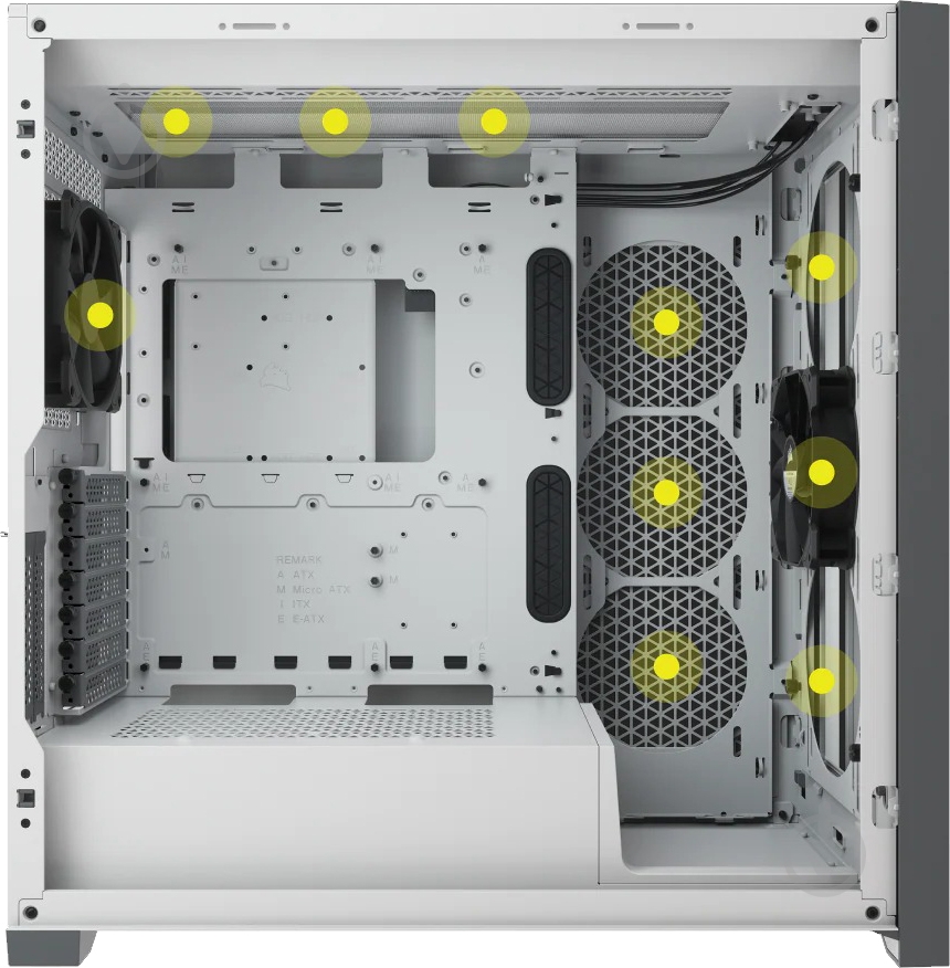 Корпус Corsair 5000D Tempered Glass White (CC-9011209-WW) - фото 14 Корпус Corsair 5000D Tempered Glass White (CC-9011209-WW) - фото 14