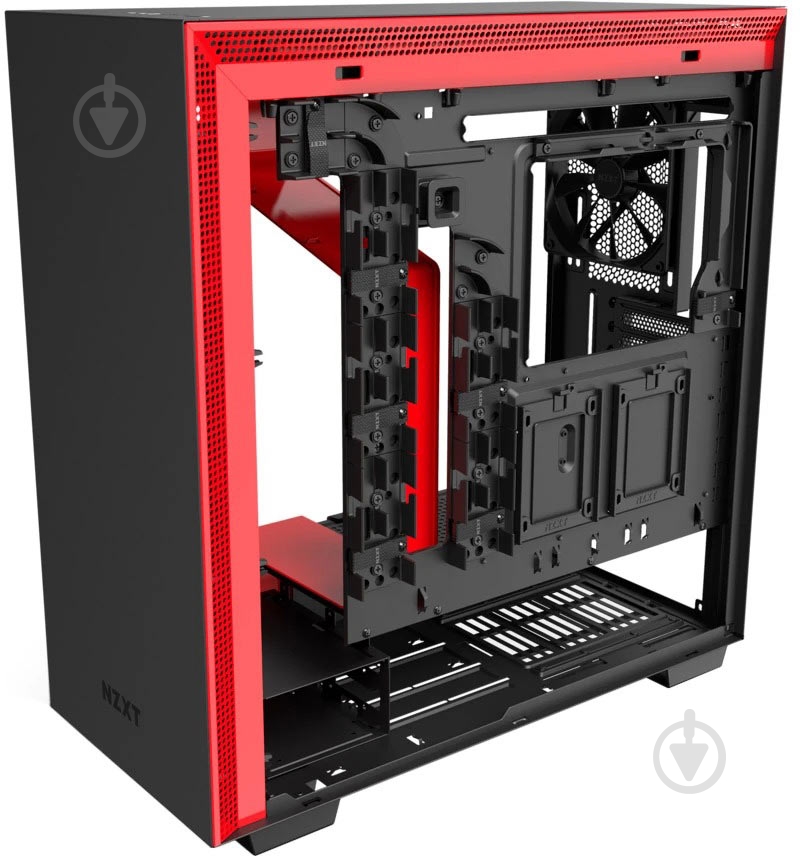 Корпус NZXT H710 Matte Black-Red (CA-H710B-BR) без БП - фото 11