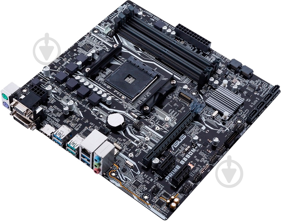 Материнська плата Asus PRIME_B350M-A (Socket AM4, AMD B350, mirco ATX) - фото 3