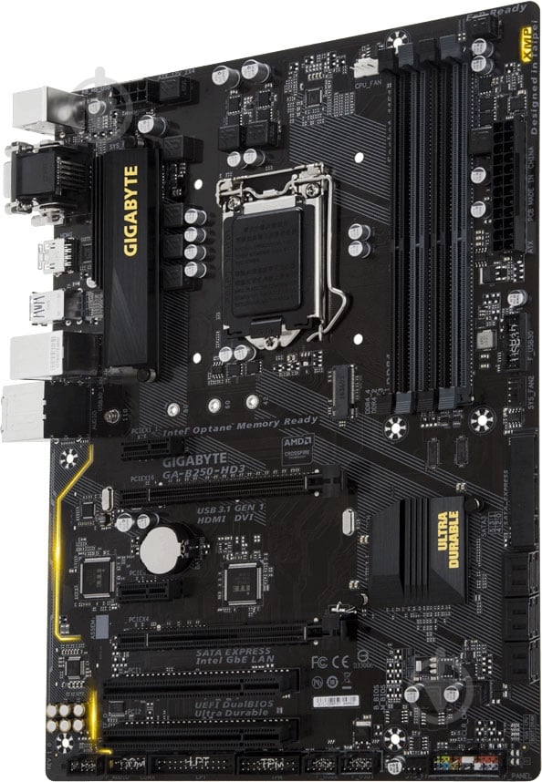 Материнская плата Gigabyte GA-B250-HD3 (Socket 1151, Intel B250, ATX) - фото 2 Материнская плата Gigabyte GA-B250-HD3 (Socket 1151, Intel B250, ATX) - фото 2