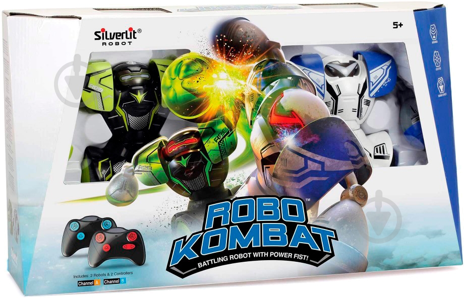 Игровой набор Silverlit Robo Kombat Боевые роботы 88052 - фото 8