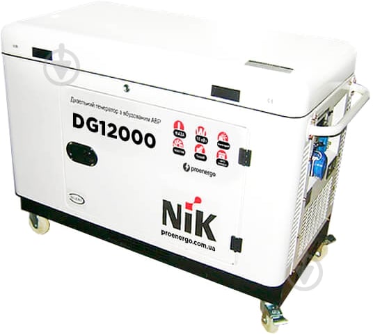 Генератор дизельный NIK 10 кВт / 12 кВт 380 В DG 12000 - фото 1