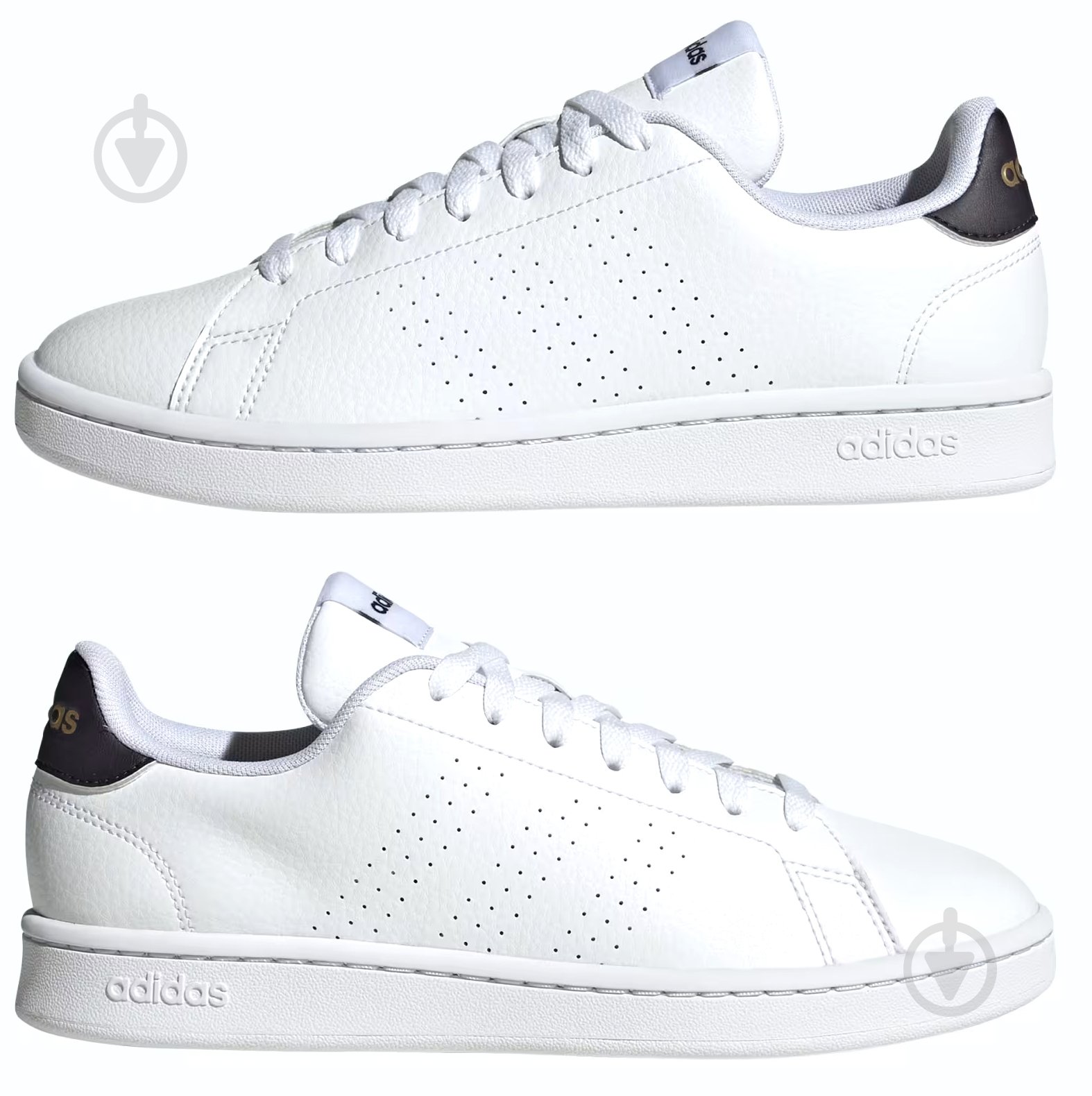 Кроссовки женские демисезонные Adidas ADVANTAGE IF6106 р.40 2/3 белые - фото 6