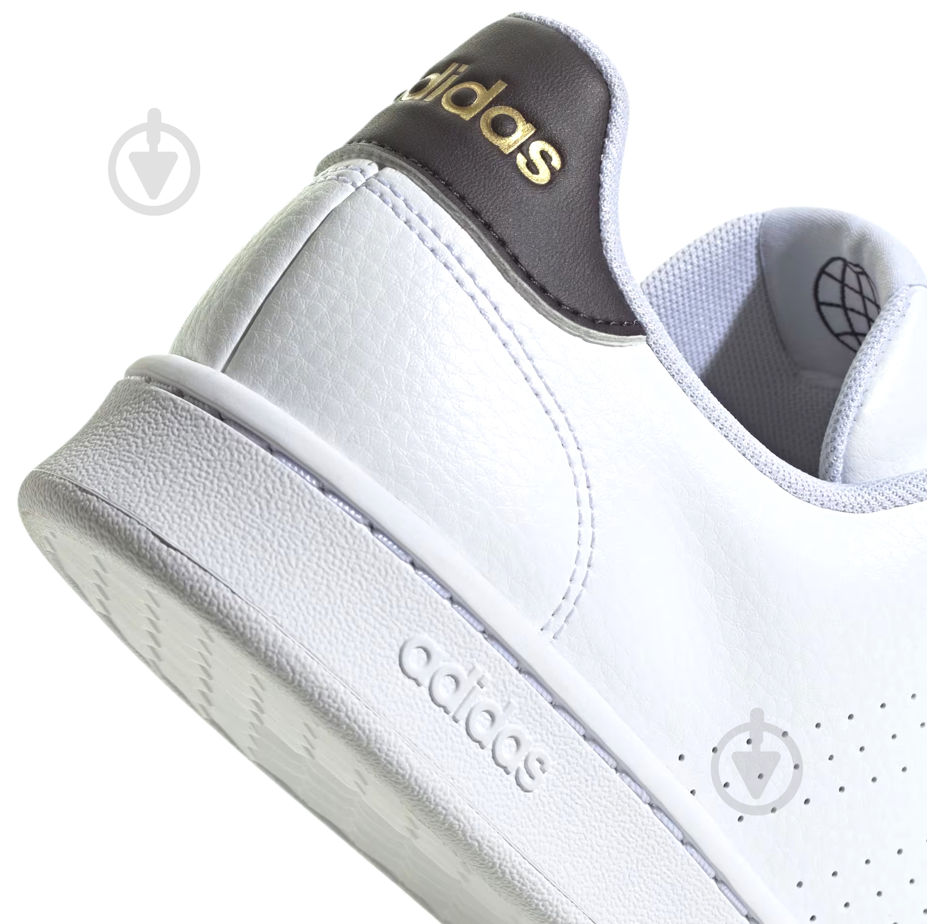 Кроссовки женские демисезонные Adidas ADVANTAGE IF6106 р.40 2/3 белые - фото 8