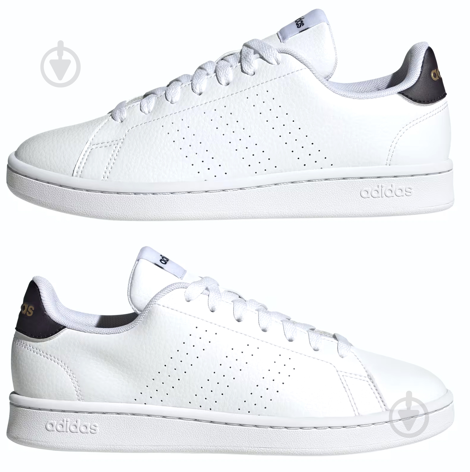 Кроссовки женские демисезонные Adidas ADVANTAGE IF6106 р.39 1/3 белые - фото 6