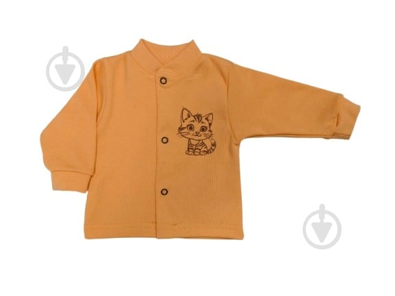 Кофта унисекс Bambinelli КФ305-4 р.68 оранжевый - фото 1