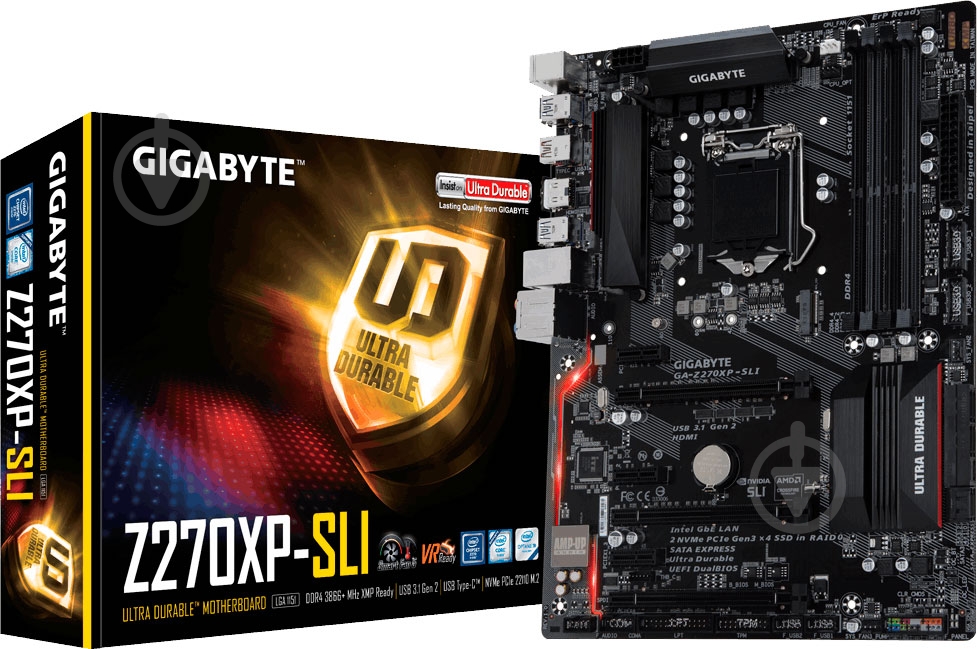 Материнская плата Gigabyte GA-Z270XP-SLI (Socket 1151, Intel Z270, ATX) - фото 4