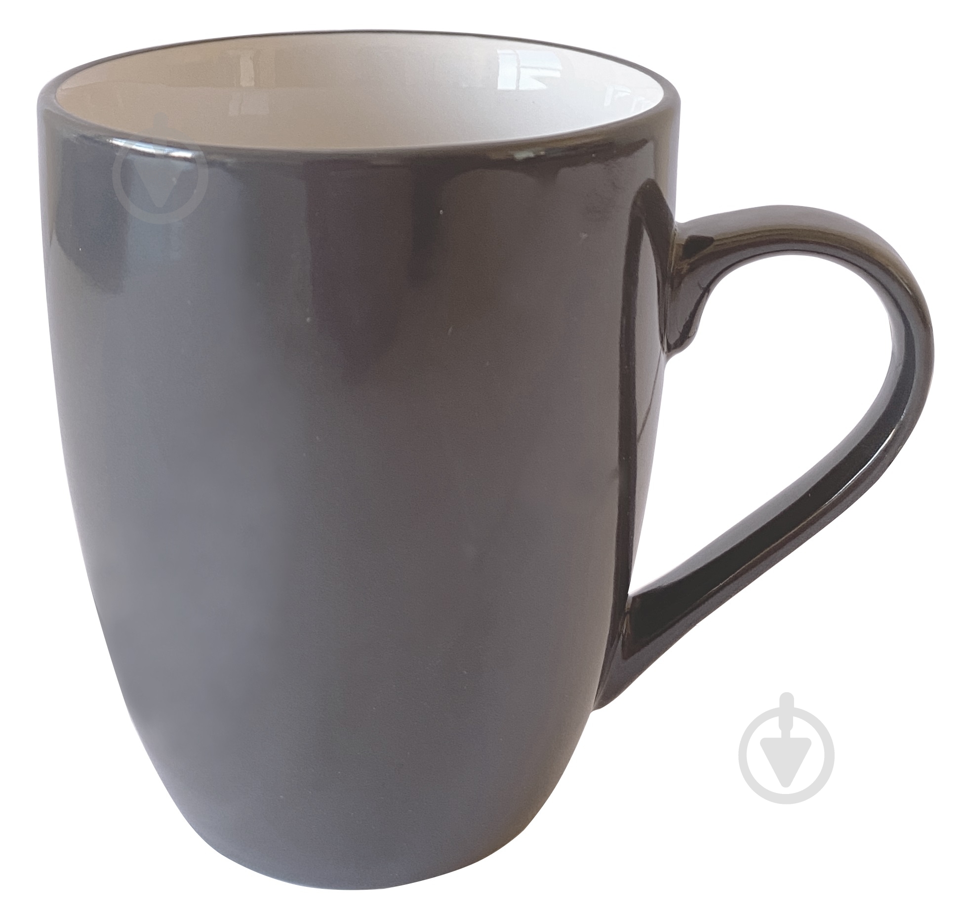 Чашка Vittora Серые листья 320 мл VT-P-3320G - фото 1