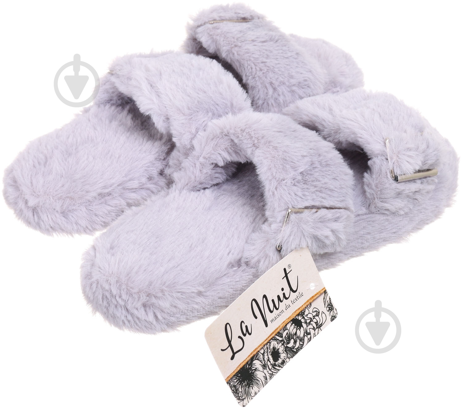 Обувь домашняя La Nuit Фэнси р.36-37 серый YH-21017 grey - фото 6