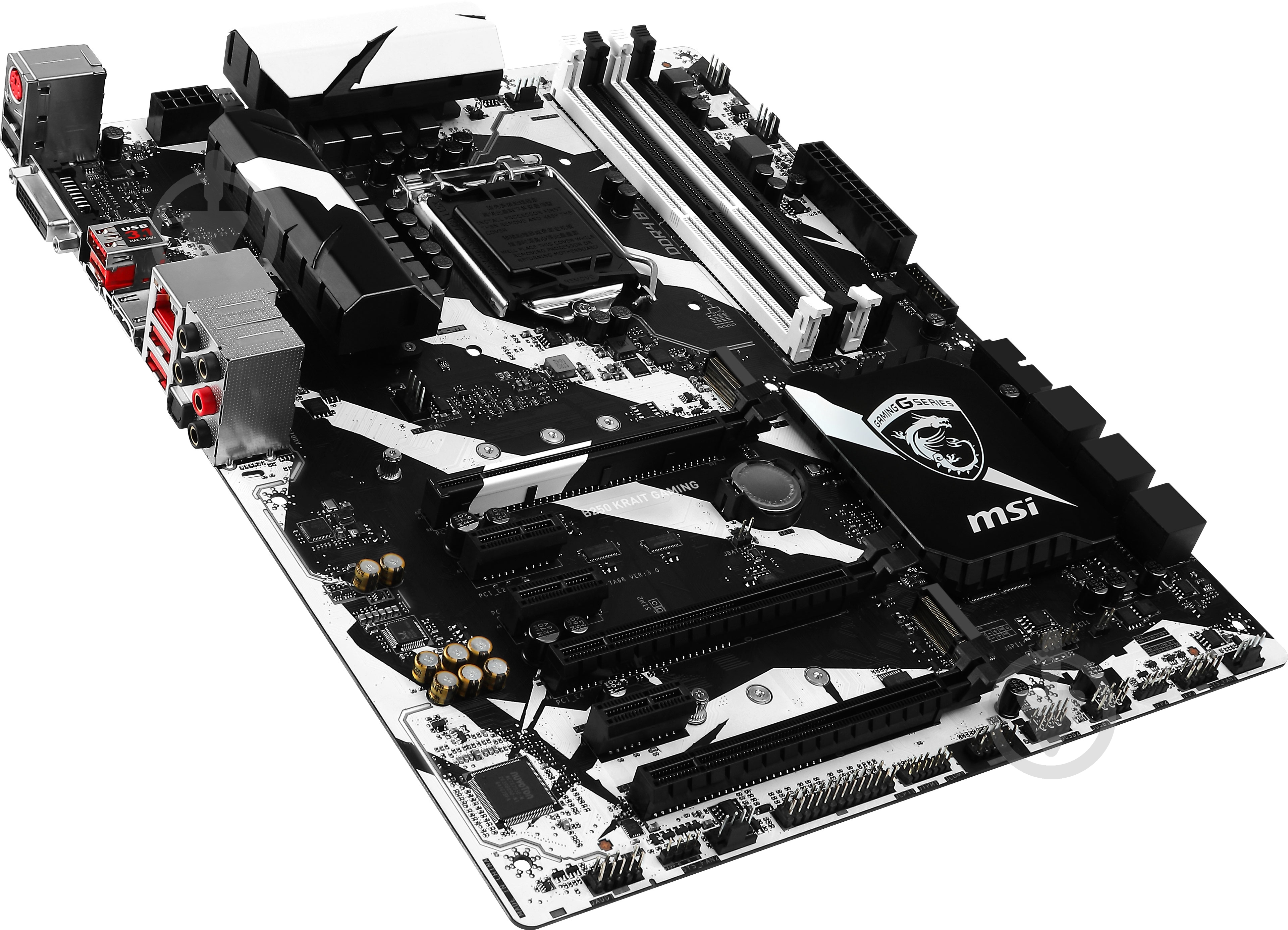 Материнская плата MSI B250_KRAIT_GAMING (Socket 1151, Intel B250, ATX) - фото 4 Материнская плата MSI B250_KRAIT_GAMING (Socket 1151, Intel B250, ATX) - фото 4