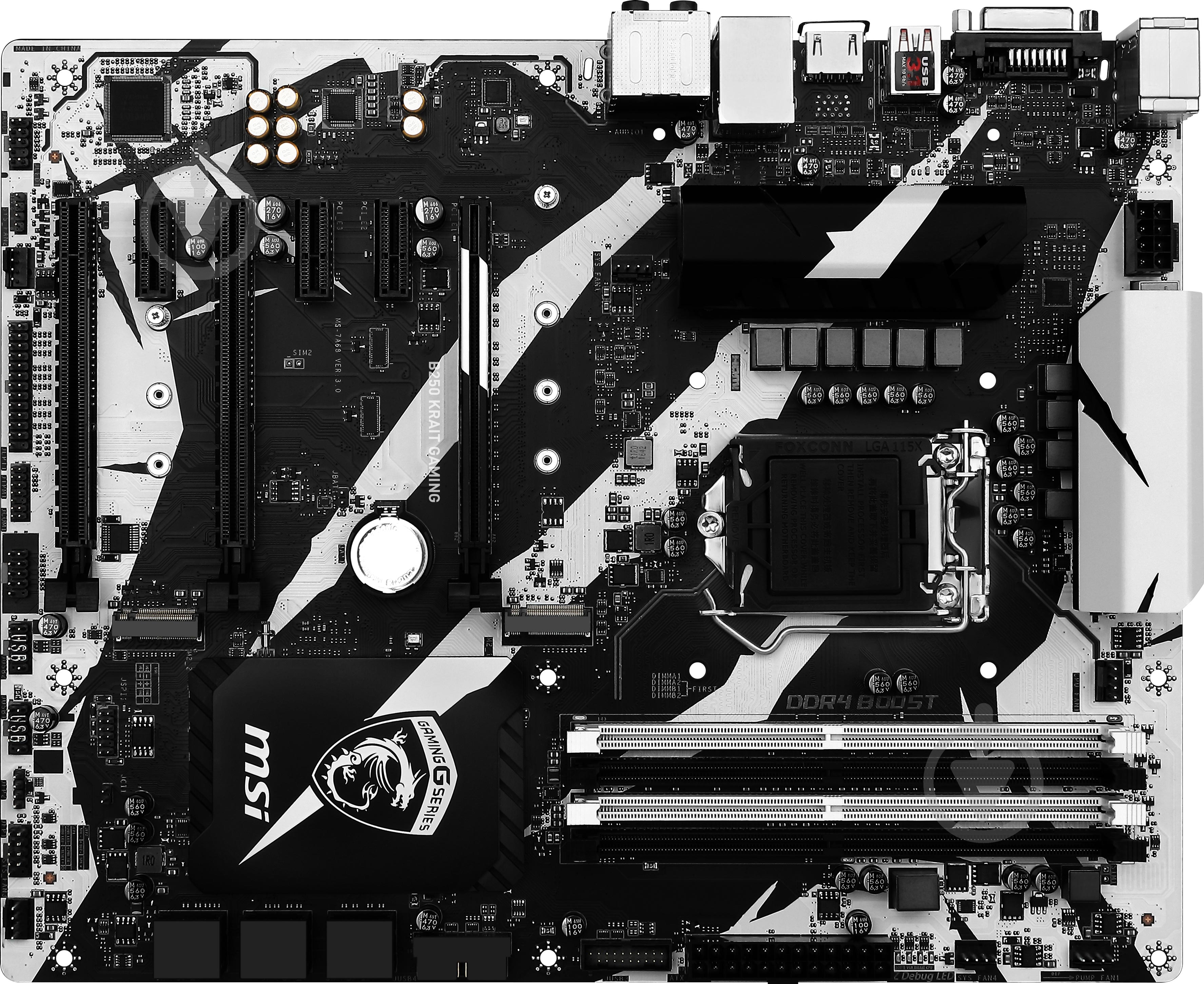 Материнская плата MSI B250_KRAIT_GAMING (Socket 1151, Intel B250, ATX) - фото 1 Материнская плата MSI B250_KRAIT_GAMING (Socket 1151, Intel B250, ATX) - фото 1