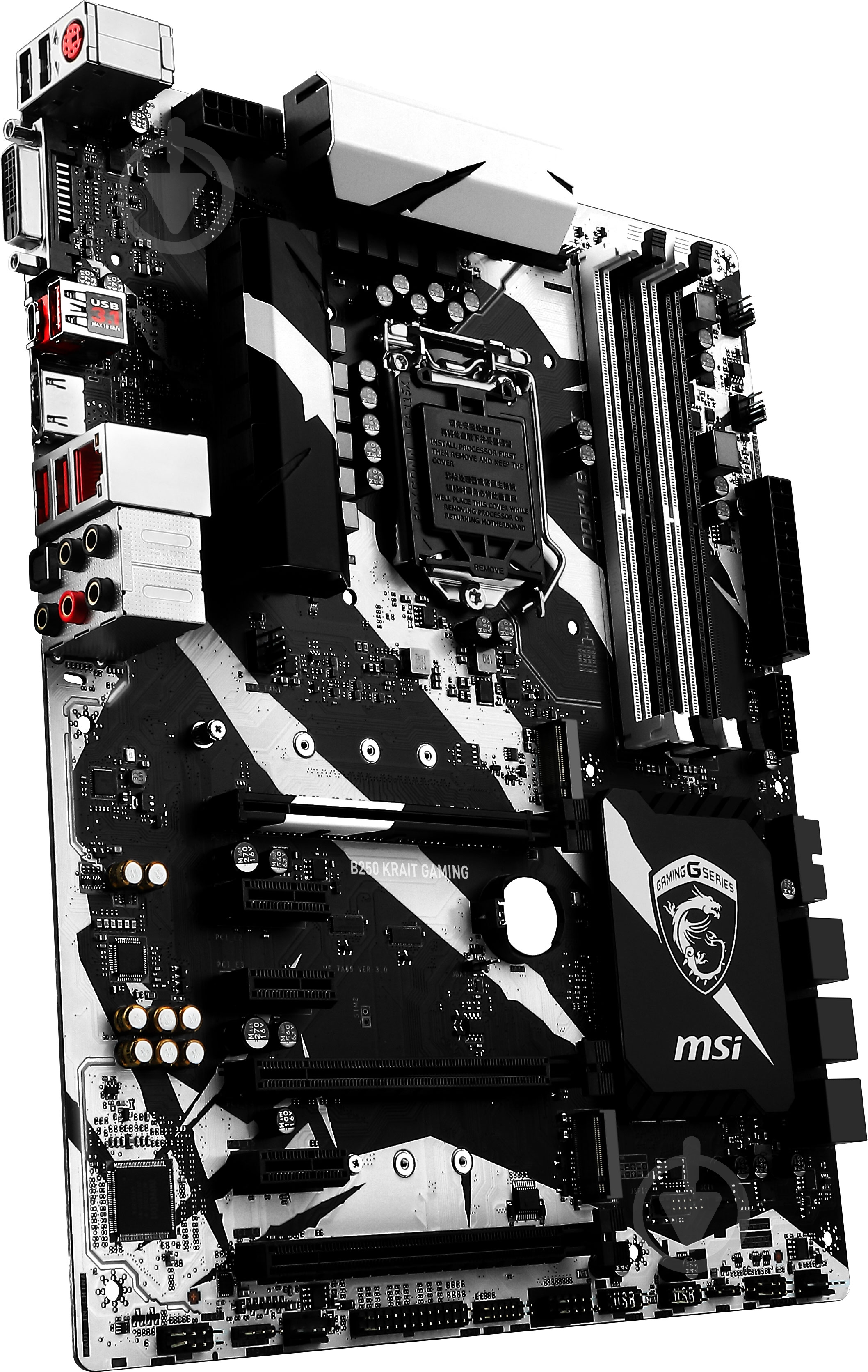 Материнская плата MSI B250_KRAIT_GAMING (Socket 1151, Intel B250, ATX) - фото 2 Материнская плата MSI B250_KRAIT_GAMING (Socket 1151, Intel B250, ATX) - фото 2