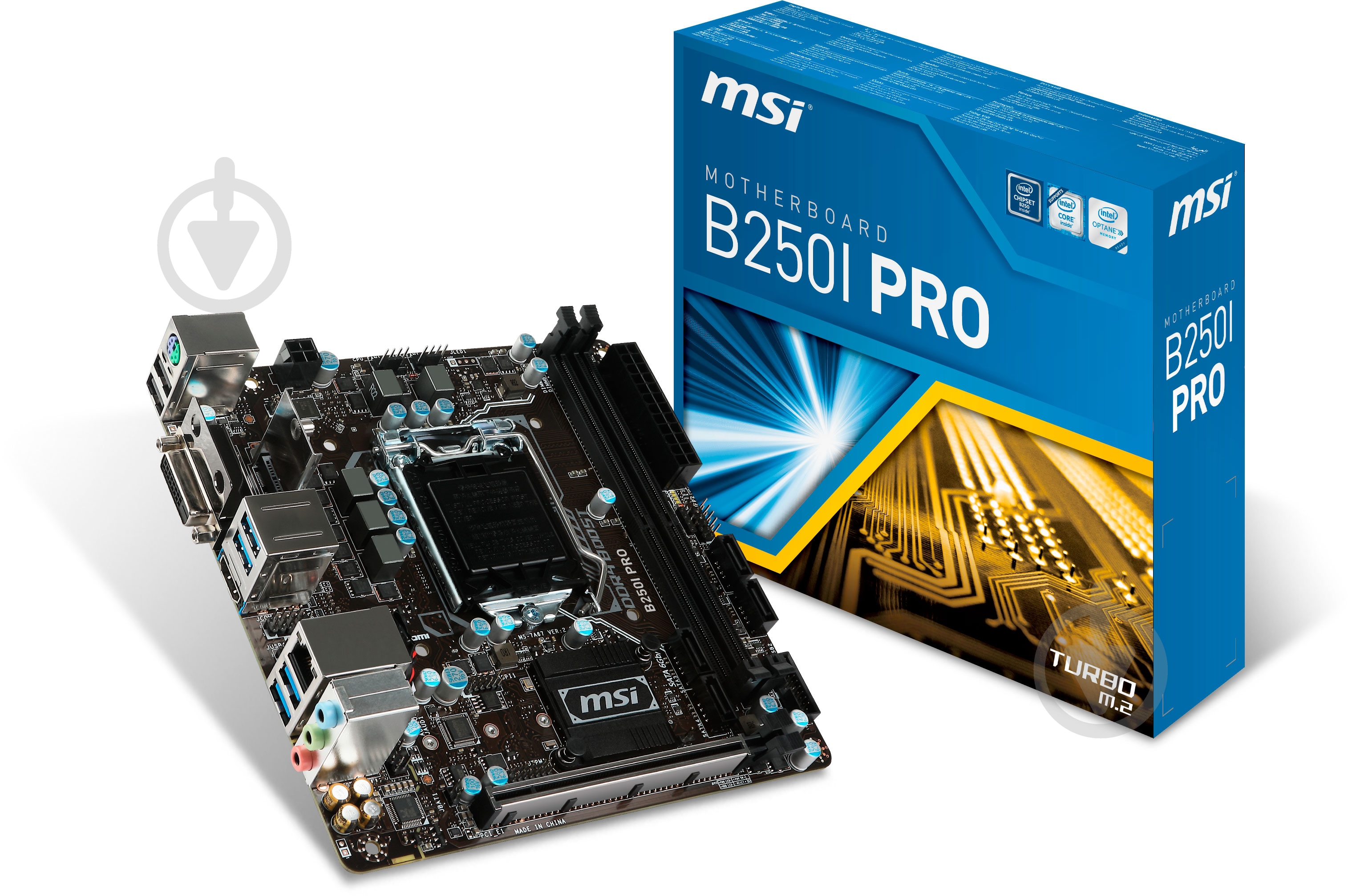 Материнская плата MSI B250I_PRO (Socket 1151, Intel B250, mini ITX) - фото 5