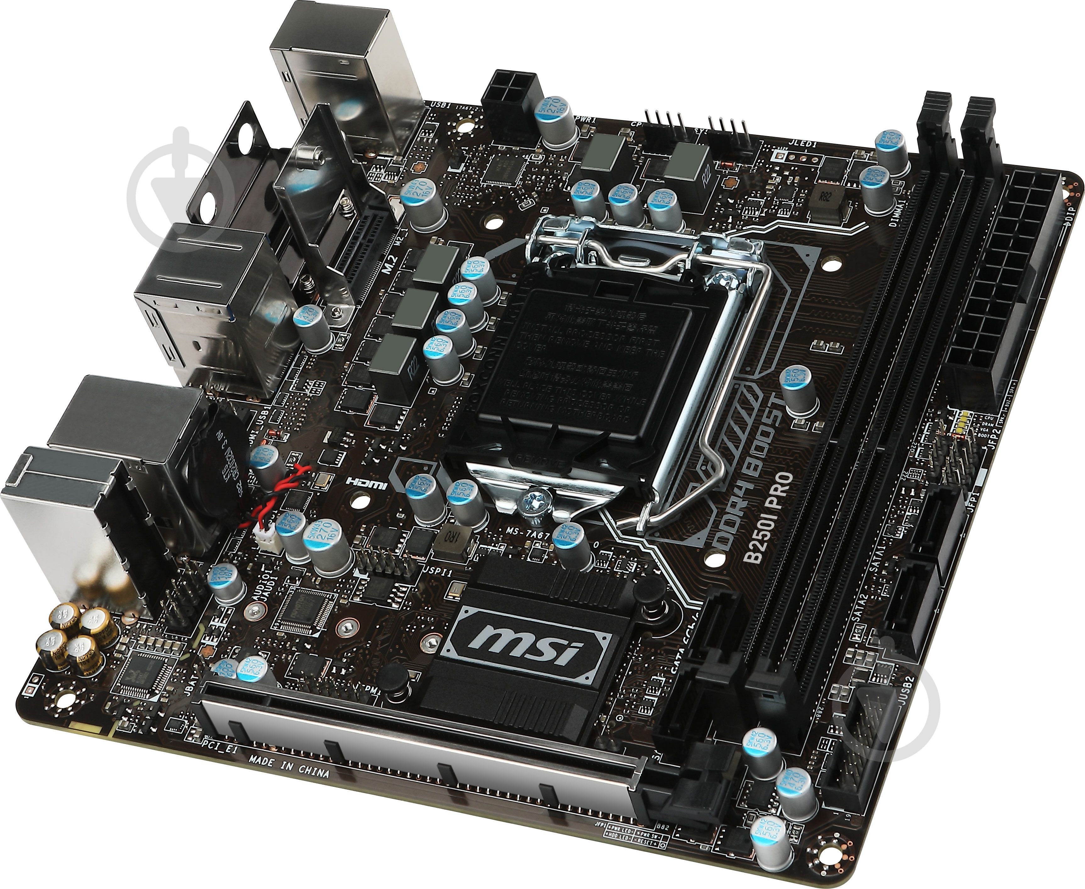 Материнская плата MSI B250I_PRO (Socket 1151, Intel B250, mini ITX) - фото 3