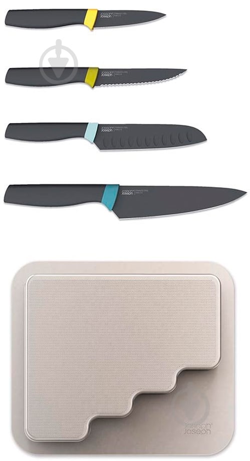 Набор ножей Joseph Joseph Doorstore 5 предметов 01000756 - фото 2 Набор ножей Joseph Joseph Doorstore 5 предметов 01000756 - фото 2