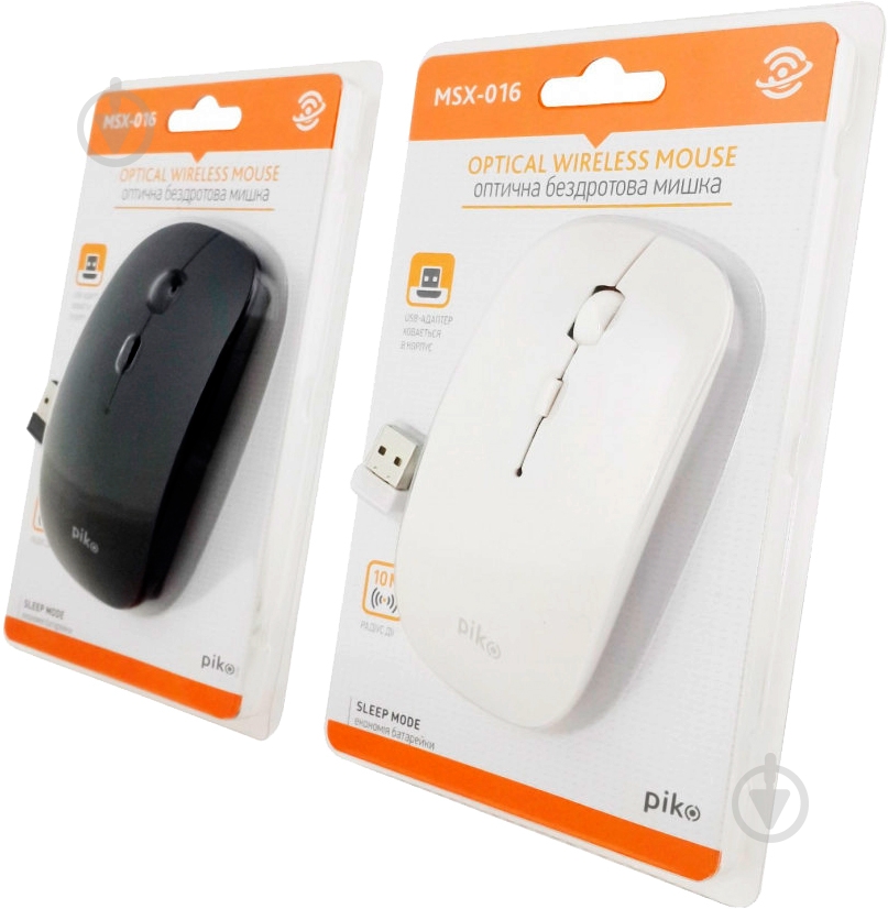 Мышь Piko MSX-016 Wireless Black (1283126467127) - фото 12