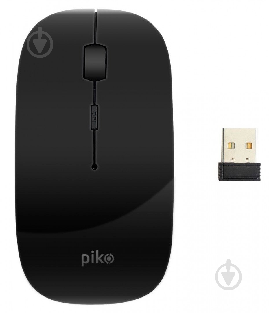Мышь Piko MSX-016 Wireless Black (1283126467127) - фото 2